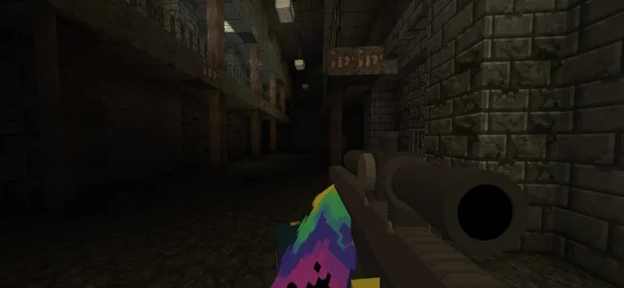 Qurolli Outlast — Minecraft mod, rasm 1