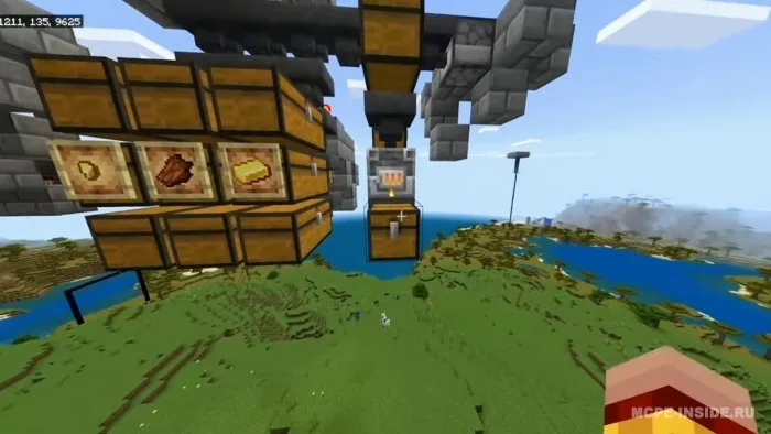 Temir, oltin, lava fermasi — Minecraft mod, rasm 4