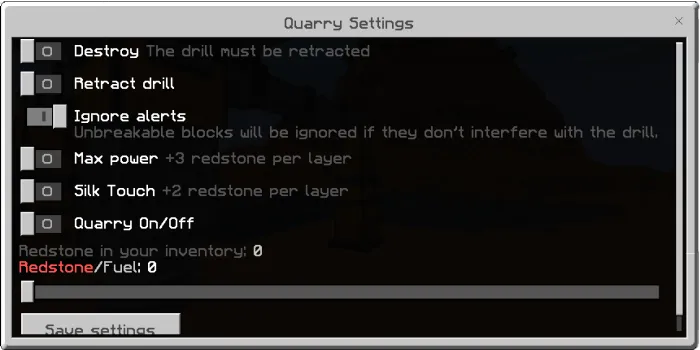 Karyer — Minecraft mod, rasm 1