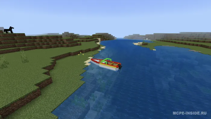 Poyga qayig'i — Minecraft mod, rasm 1