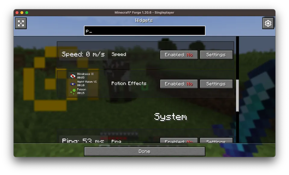 BoxHud — Minecraft mod, rasm 4