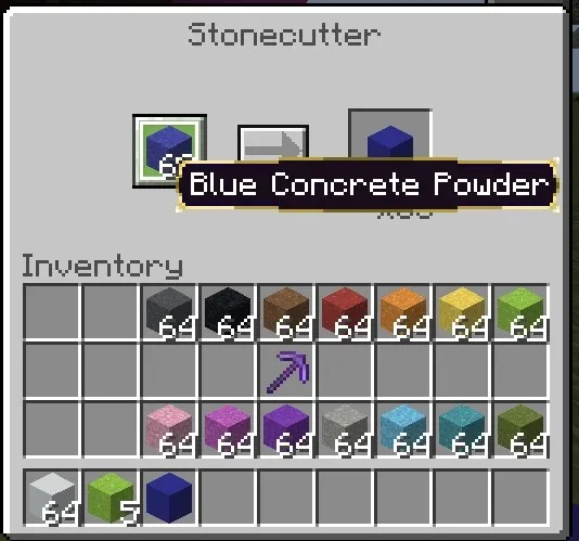 Beton olishning oddiy usuli — Minecraft mod, rasm 1
