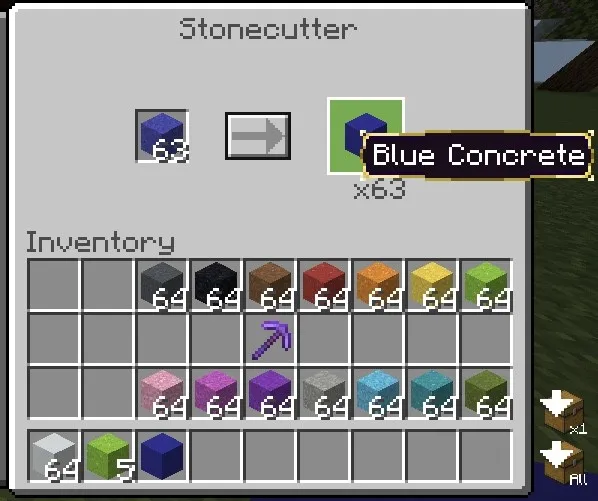 Beton olishning oddiy usuli — Minecraft mod, rasm 2