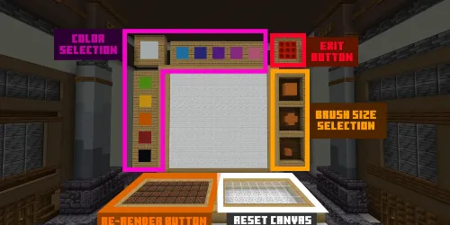 Badiiy ishtiyoq — Minecraft mod, rasm 1