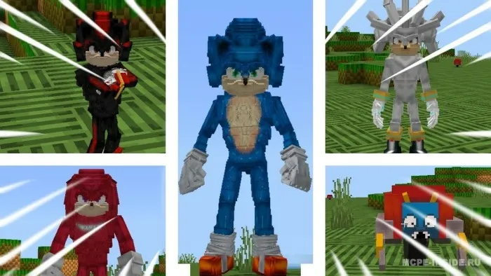 Sonic sarguzashtlari — Minecraft mod, rasm 1
