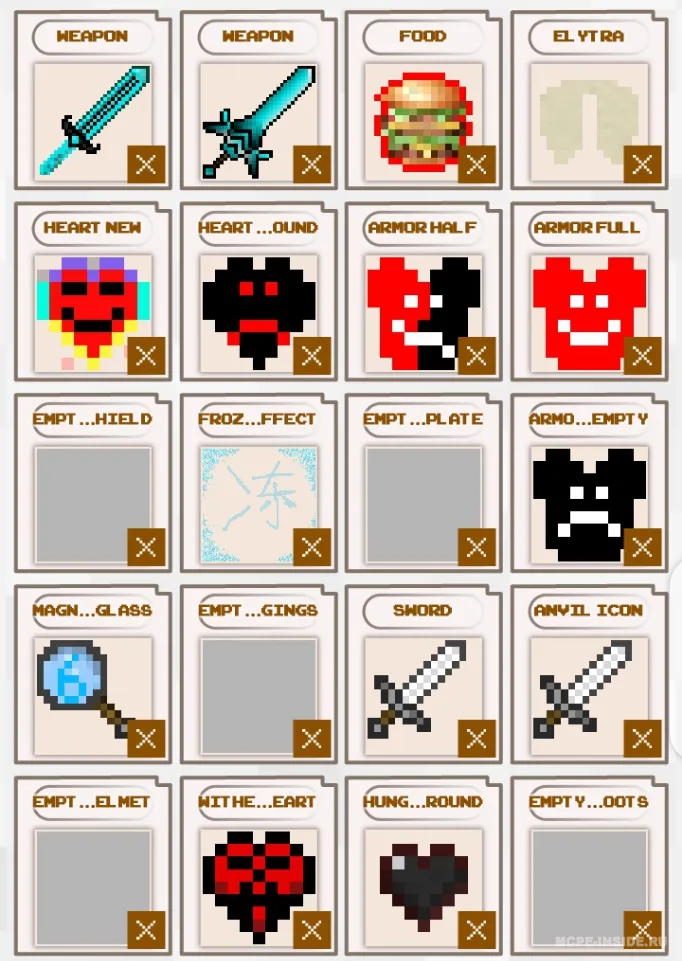 Ko'proq oziq-ovqat va buyumlar — Minecraft mod, rasm 1