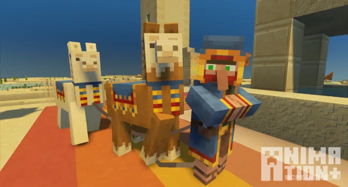 Animatsiyalar + — Minecraft mod, rasm 1