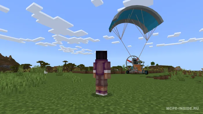 Privodli parashyutlar — Minecraft mod, rasm 1