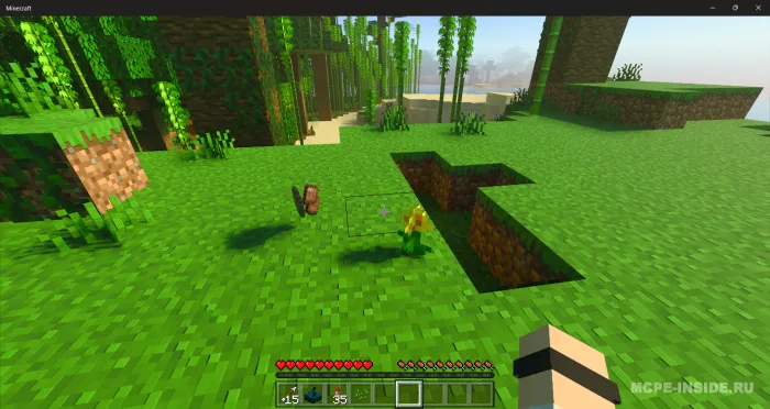 Minecraft, lekin gullardan mega buyumlar tushadi — Minecraft mod, rasm 1