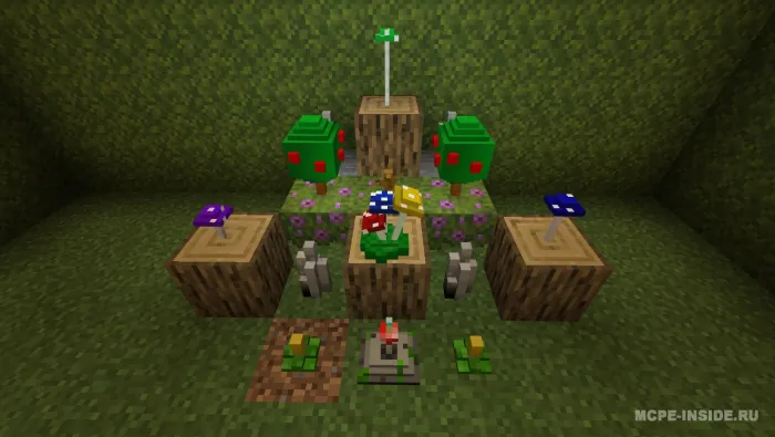 O'rmon bezaklari — Minecraft mod, rasm 1