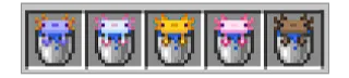 Yaxshilangan aksolotl chelaklari — Minecraft mod, rasm 2