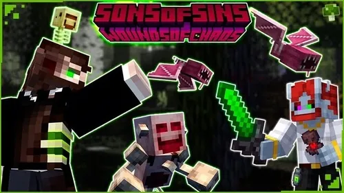 Sons Of Sins: Wounds of Chaos — Minecraft mod, rasm 1