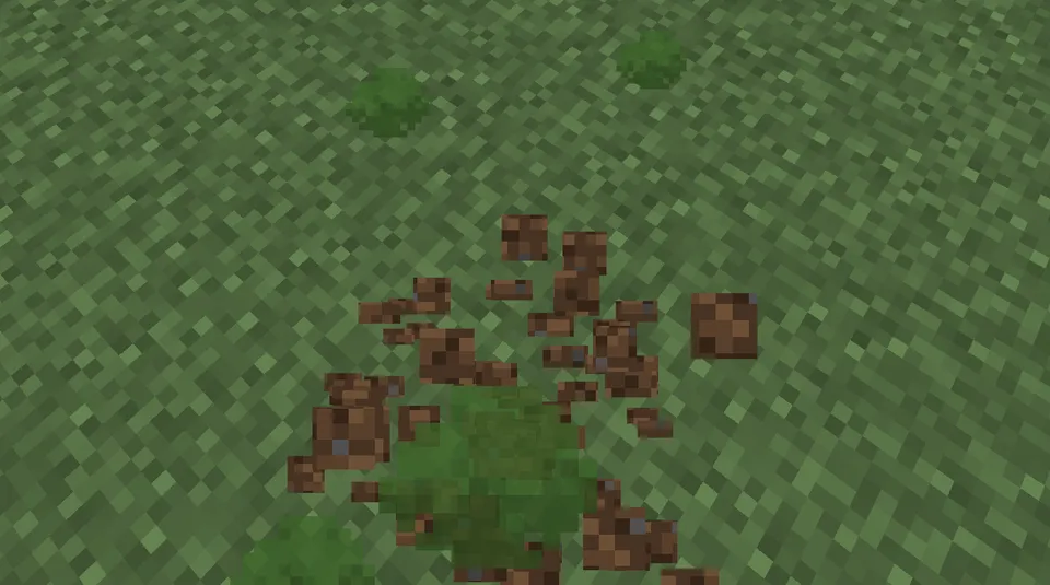 Landing and Crater Particles — Minecraft mod, rasm 3