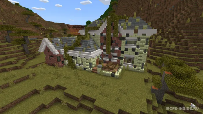 Tashlandiq, yarim vayron va vayron bo'lgan uylar — Minecraft mod, rasm 2