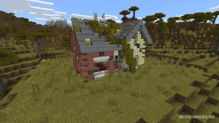 Tashlandiq, yarim vayron va vayron bo'lgan uylar — Minecraft mod, rasm 3