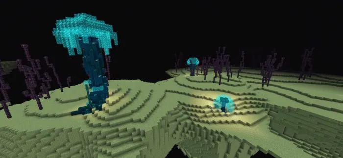 Yo'qolgan dunyolar - Lyuminessensiya — Minecraft mod, rasm 1