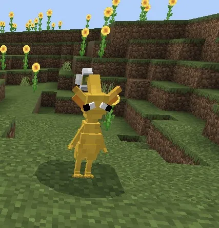 Pikmin kubda — Minecraft mod, rasm 2