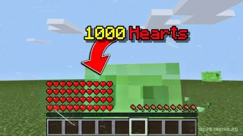 Minecraft, lekin sizda 1000 ta yurak bor