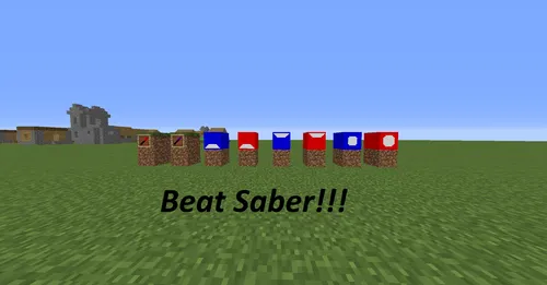 Beat Saber — Minecraft mod, rasm 1