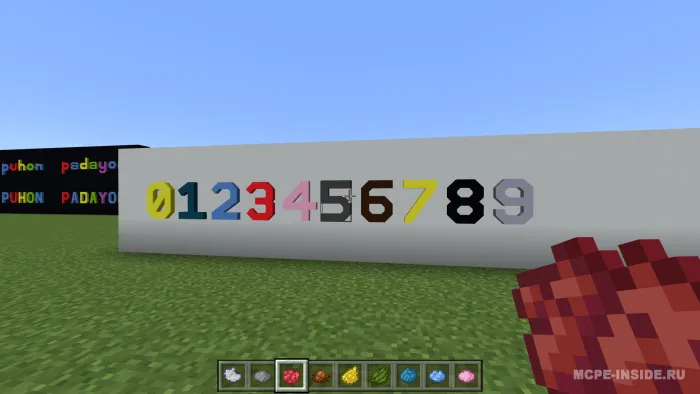 3D belgilar — Minecraft mod, rasm 4