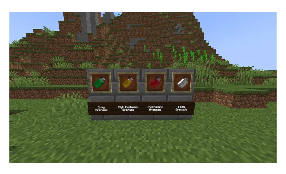 Grenade Variety — Minecraft mod, rasm 3