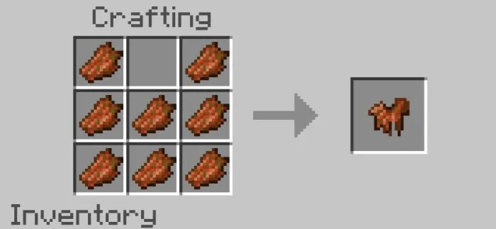 Chiriq go'shtdan yasalgan bronza — Minecraft mod, rasm 4