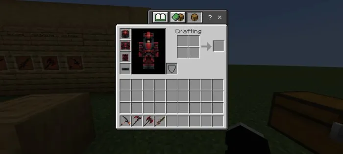 Shayton bronasi va qurollari — Minecraft mod, rasm 3