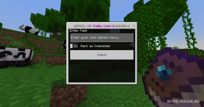 Vazifalar ro'yxati — Minecraft mod, rasm 3