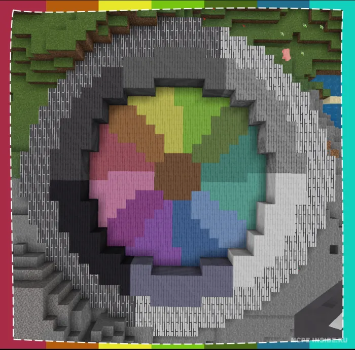 Rangli dunyo — Minecraft mod, rasm 2