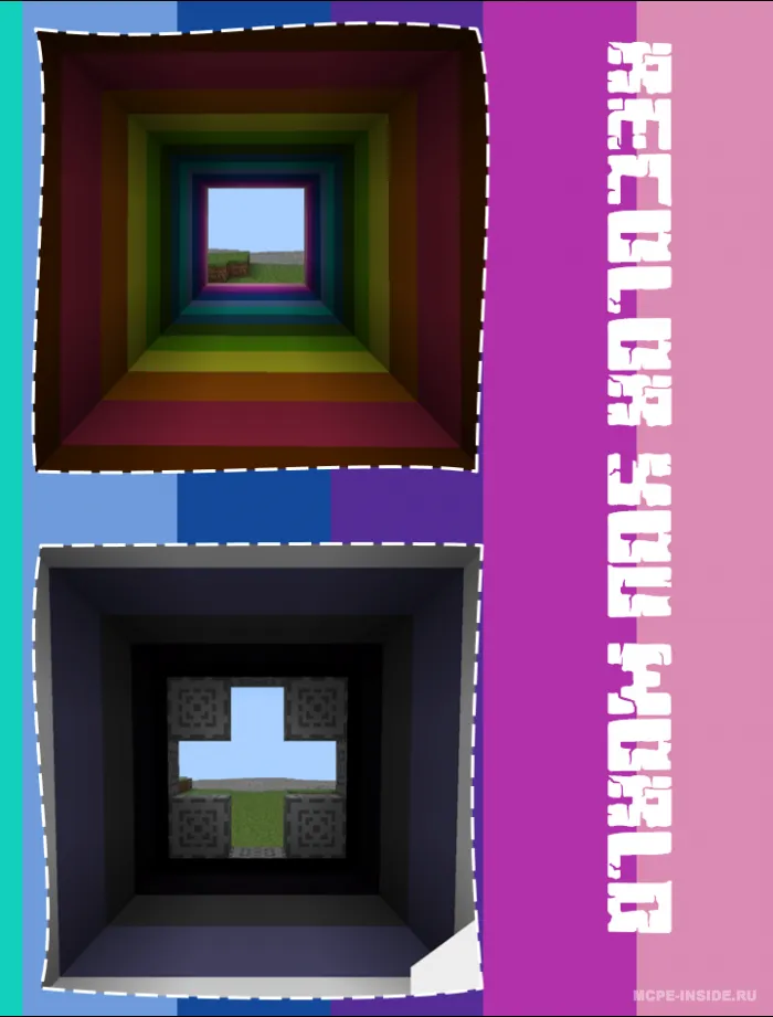 Rangli dunyo — Minecraft mod, rasm 3
