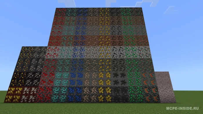 Ruda turlari — Minecraft mod, rasm 1