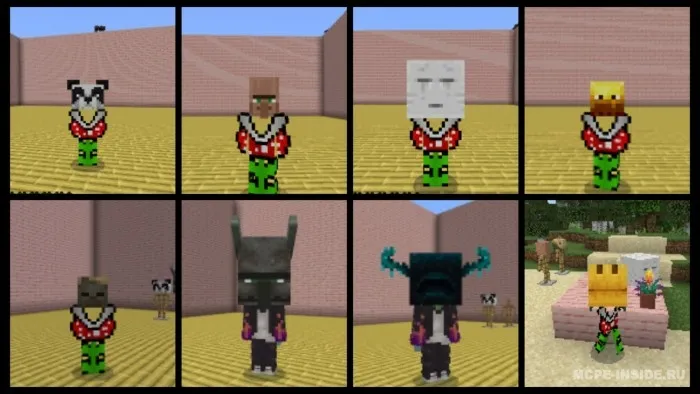 Ko'proq mob boshlari — Minecraft mod, rasm 1