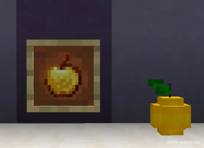 Joylashtiriladigan olmalar — Minecraft mod, rasm 2