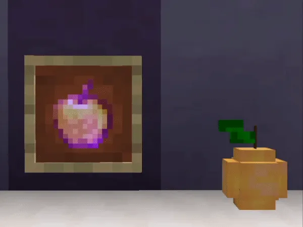 Joylashtiriladigan olmalar — Minecraft mod, rasm 3