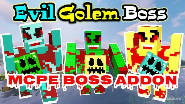 Yovuz boss-golem — Minecraft mod, rasm 1