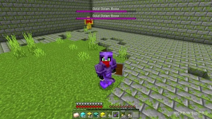 Yovuz boss-golem — Minecraft mod, rasm 2