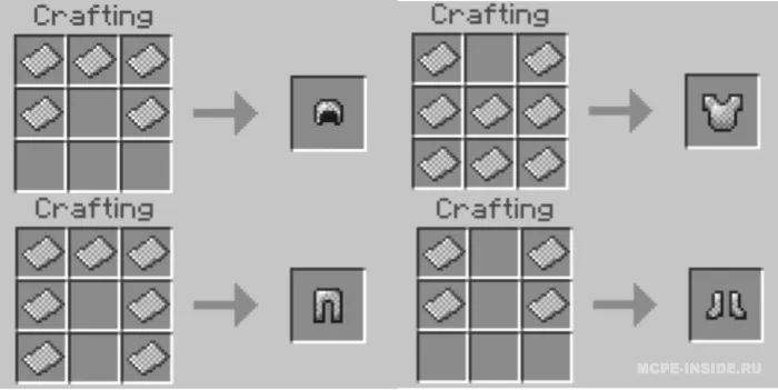 Yasaladigan zanjirsovut — Minecraft mod, rasm 4