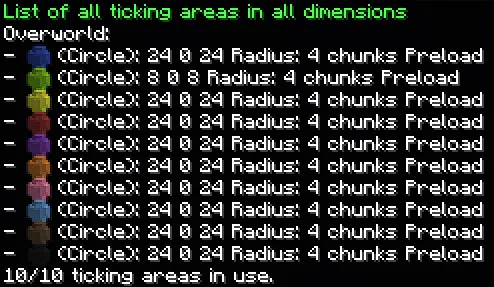 Chunk yuklash bloki — Minecraft mod, rasm 3