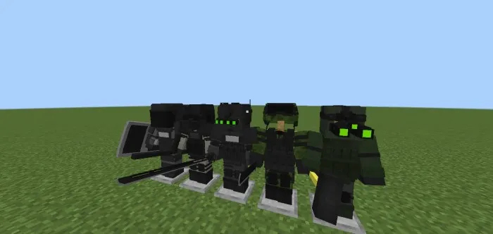 Harbiy anjomlar — Minecraft mod, rasm 1