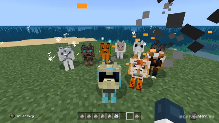 Bo'rilarni to'liq o'zgartirish — Minecraft mod, rasm 1