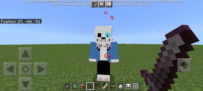 Sans from Undertale — Minecraft mod, rasm 1