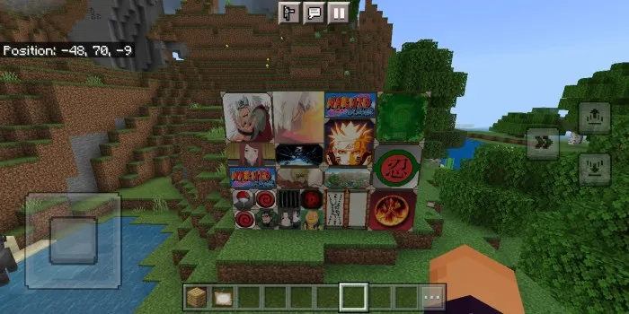 Naruto rasmlari — Minecraft mod, rasm 1