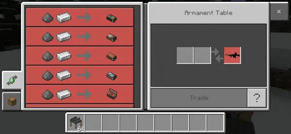 Qurollar — Minecraft mod, rasm 1