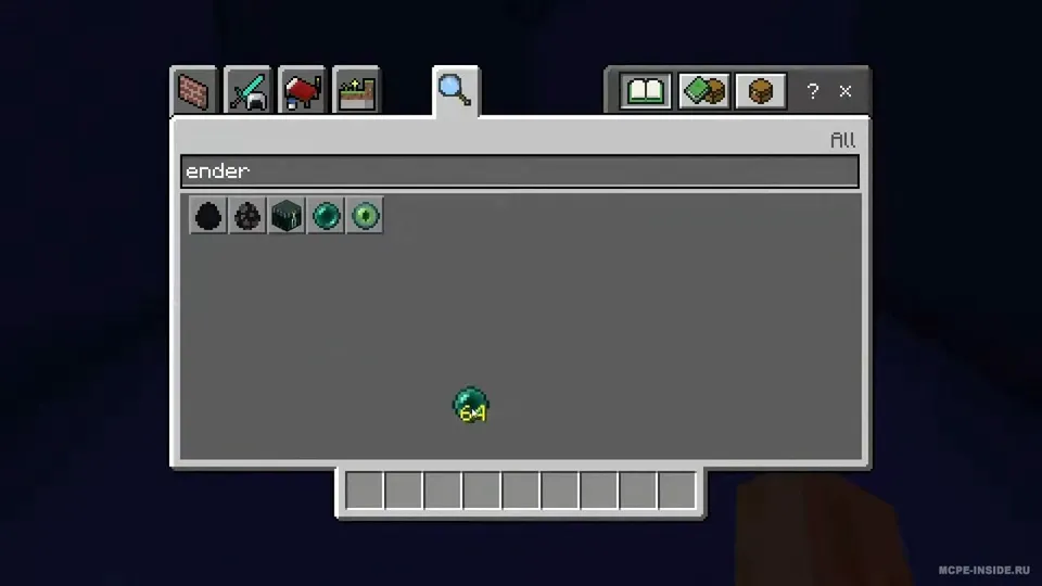 Barcha buyumlar 64 tagacha yig'iladi — Minecraft mod, rasm 4