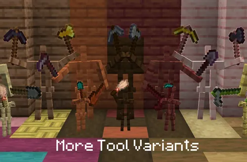 More Tool Variants — Minecraft mod, rasm 1