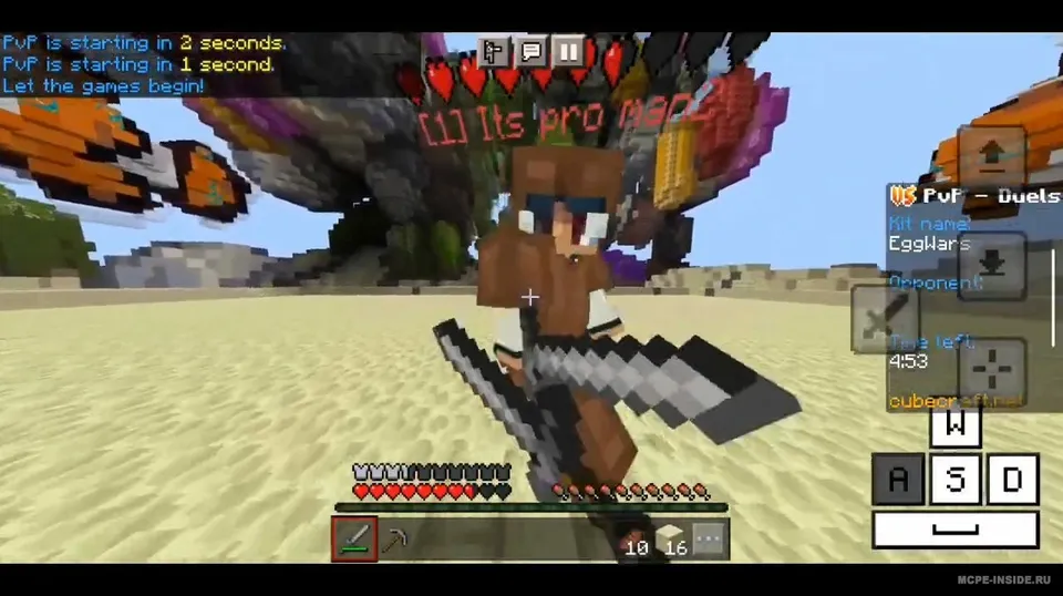 Tugmalar bosilishi — Minecraft mod, rasm 2