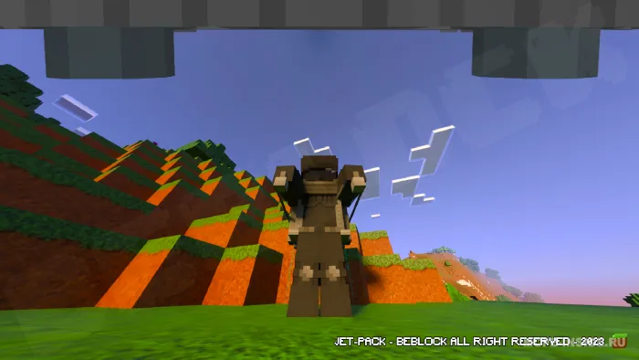 Reaktiv ryukzak — Minecraft mod, rasm 2
