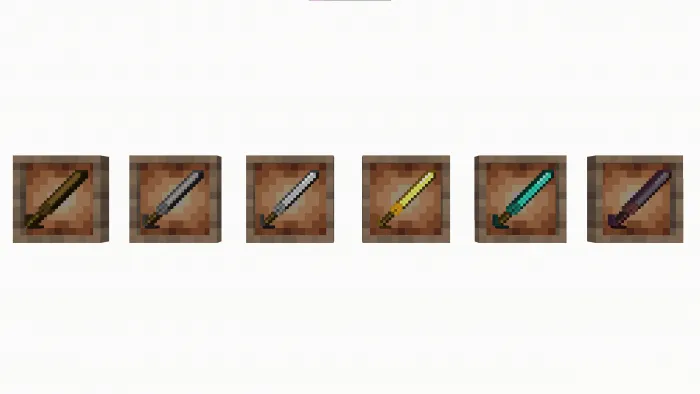 Qurol va anjomlarni kattalashtirish — Minecraft mod, rasm 4