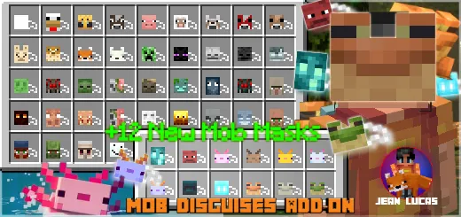 Moblar sifatida niqoblanish — Minecraft mod, rasm 1