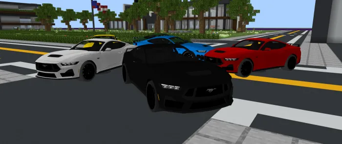Ford Mustang 2024 — Minecraft mod, rasm 2